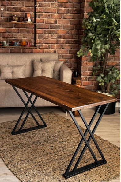 TOLIAHOME Metal Masa Yemek Masası Çalışma Masası Ayağı 2 Adet Ayak 72 Cm Mobilya Ayağı - 8