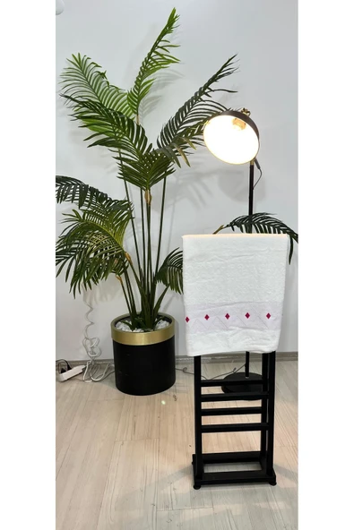 Marilyn Home DEVİN DEKOR  %100 Pamuk Banyo Havlusu - Pembe Krem