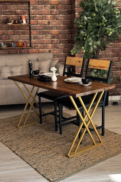 TOLIAHOME Metal Masa Yemek Masası Çalışma Masası Ayağı 2 Adet Ayak 72 Cm Mobilya Ayağı - 4