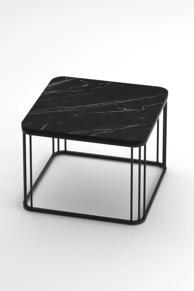 Devin Dekor Mobilya ORTA SEHPA TEKLİ ALİZE BENDİR-SİYAH - 4