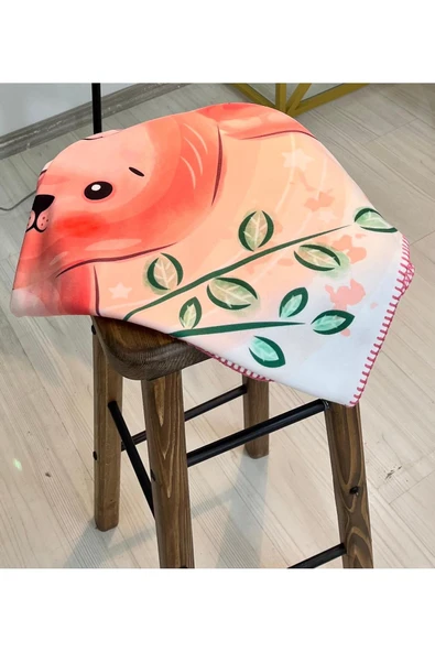 Marilyn Devin Dekor Tavşan (RABBİT) Dijital Baskı Polar Bebek Battaniye 80x110cm - 4