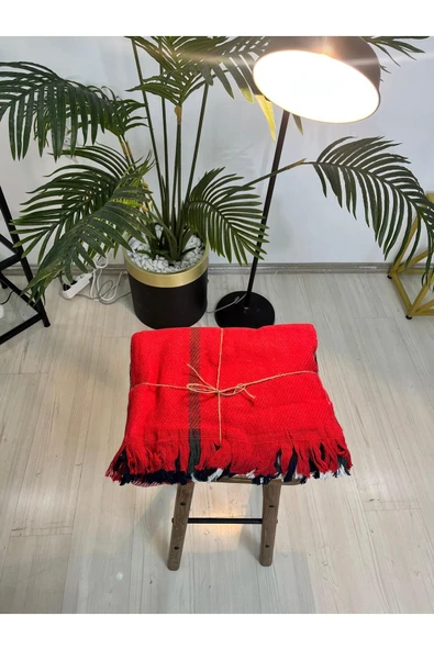 Marilyn Devin Dekor Tek Kişilik Pamuklu Stotch Battaniye - 8