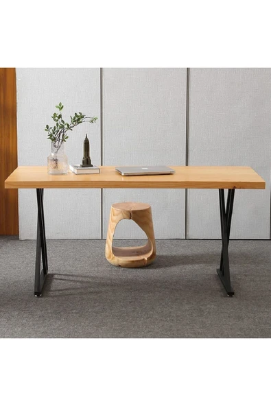 TOLIAHOME Metal Masa Yemek Masası Çalışma Masası Ayağı 2 Adet Ayak 72 Cm Mobilya Ayağı - 7