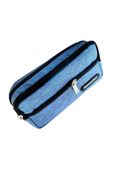 3 bölümlü keten kalemlik 1 adet - Resim 5