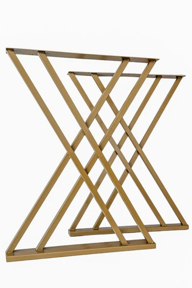 TOLIAHOME Metal Masa Yemek Masası Çalışma Masası Ayağı 2 Adet Ayak 72 Cm Mobilya Ayağı - 3