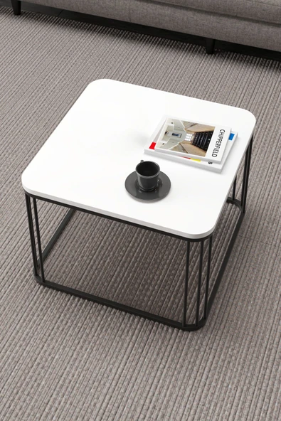 Devin Dekor Mobilya ORTA SEHPA TEKLİ ALİZE BEYAZ