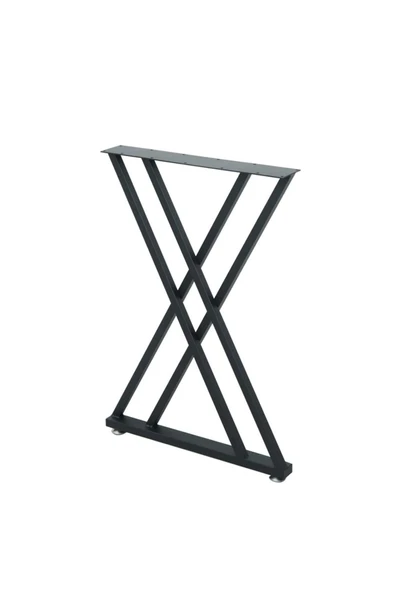 TOLIAHOME Metal Masa Yemek Masası Çalışma Masası Ayağı 2 Adet Ayak 72 Cm Mobilya Ayağı - 4