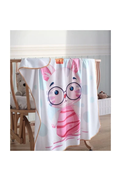 Marilyn Devin Dekor Cool Dijital Baskı Polar Bebek Battaniye 80x110cm - 2