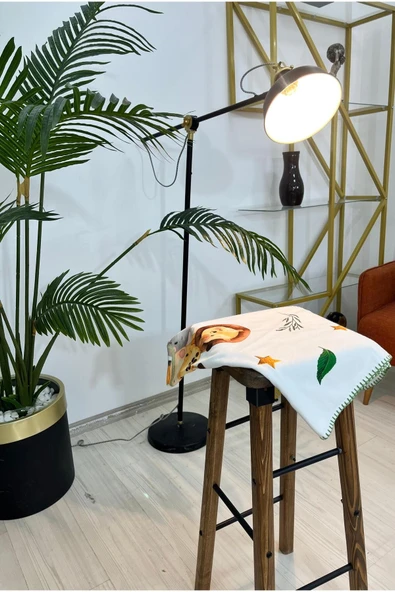 Marilyn Devin Dekor Hayvan Figürlü Dijital Baskı Polar Bebek Battaniye 80x110cm - 2