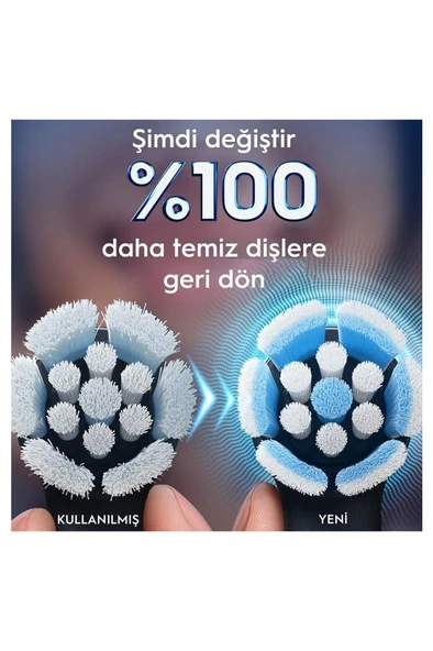 Oral-B iO Gentle Care Yedek Diş Fırçası Başlığı – 4’lü Paket, Hassas Temizlik, iO Serisi Uyumlu - Resim 5