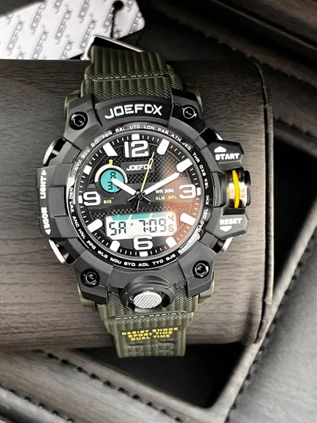 Joefox Küçük Kasa Digital Ve Analog 2 Yıl Garantili Kronometre+Takvim+Alarm+Çoçuk Kol Saati JE.CBK22 - Resim 2