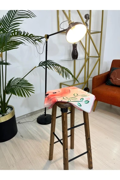 Marilyn Devin Dekor Tavşan (RABBİT) Dijital Baskı Polar Bebek Battaniye 80x110cm - 3