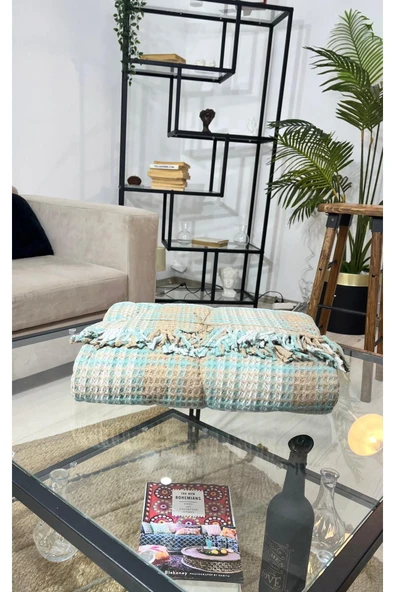 Marilyn DEVİN DEKOR Çift Kişilik Pamuklu Scotch Battaniye - 5