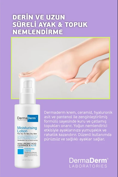 Dermaderm 24 Saat Etkili Ultra Yoğun Nemlendirici Cilt Bakım Kremi 100 ml. - 5