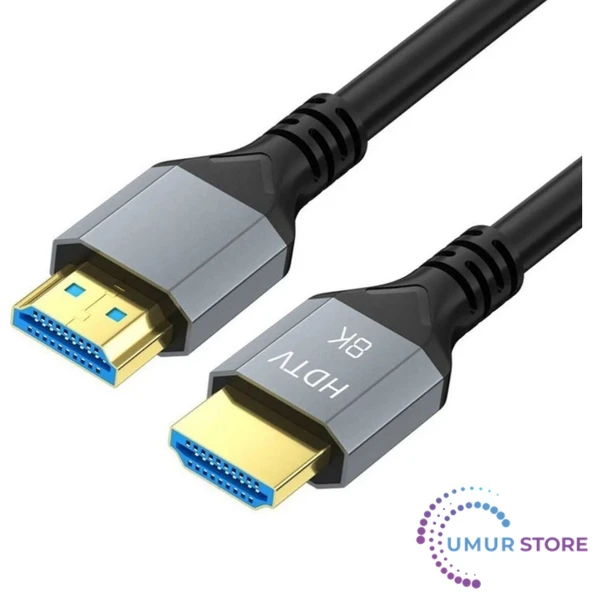 Ultra Yüksek Hızlı 8k HDMI 2.1 Kablo 2 Metre - Resim 2