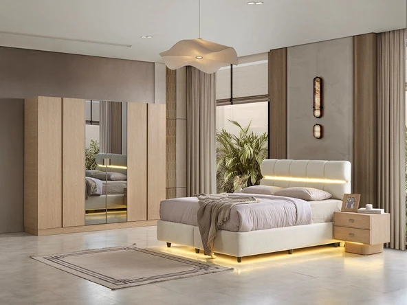 MOTTO MDF YATAK ODASI TAKIMI ürün görseli 1