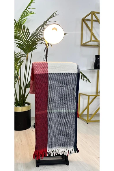 Marilyn Devin Dekor Tek Kişilik Pamuklu Stotch Battaniye - 4