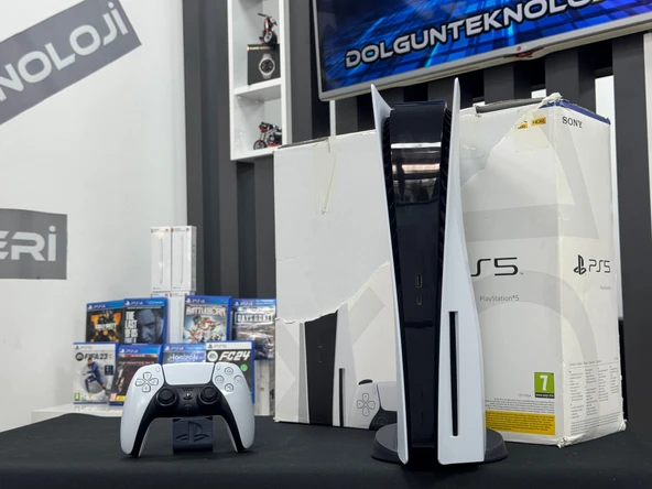 PlayStation 5 Fat 1TB Tek Kol CD’li Sürüm Kutulu(İKİNCİ EL) - 3