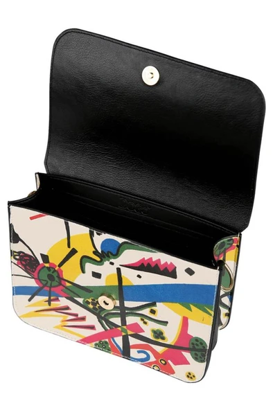 Kadın Vegan Deri Çok Renkli El Çantası - Beauty In Chaos Tasarım - 5