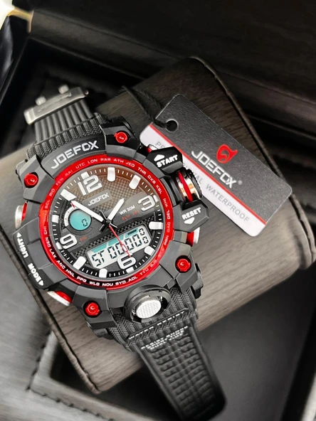 Joefox Küçük Kasa Digital Ve Analog 2 Yıl Garantili Kronometre+Takvim+Alarm+Çoçuk Kol Saati JE.CBK21 - Resim 2
