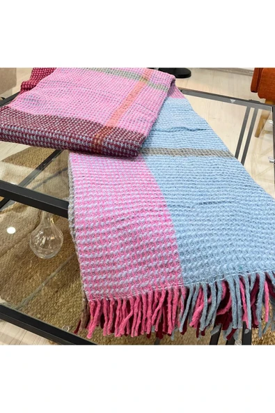 Marilyn DEVİN DEKOR Çift Kişilik Pamuklu Scotch Battaniye - 5