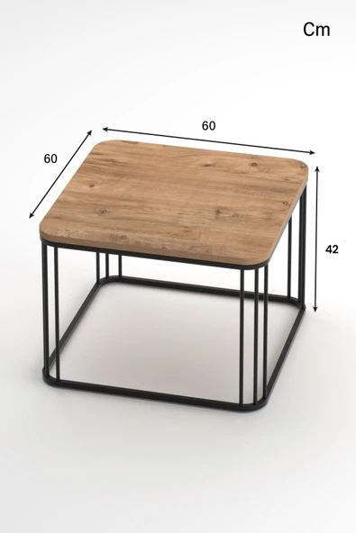 Devin Dekor Mobilya ORTA SEHPA TEKLİ ALİZE CEVİZ - 4