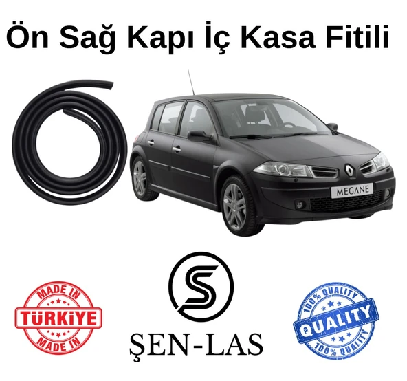 Renault Megane 2 Hatchback Şen-Las Sağ Ön Kapı Fitili ŞL2501 - 1