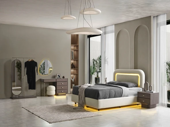 HERMES MDF YATAK ODASI TAKIMI - Resim 3