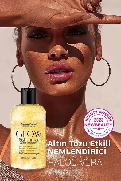 Dermaderm Altın Tozu Etkili Işıltılı Pantenol Nemlendirici Losyon 250 ml. - 5