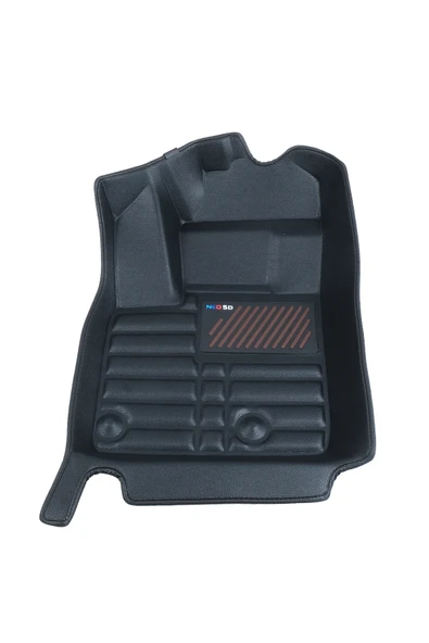 5D Dikişsiz (press) Deri Havuzlu Paspas Siyah Nissan Qashqai 2021-2024 ile uyumlu