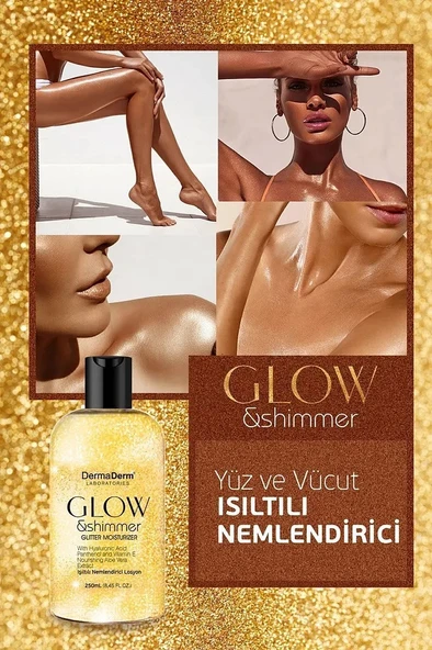 Dermaderm Altın Tozu Etkili Işıltılı Pantenol Nemlendirici Losyon 250 ml. - 4