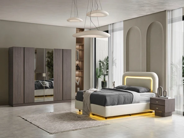 HERMES MDF YATAK ODASI TAKIMI ürün görseli 1