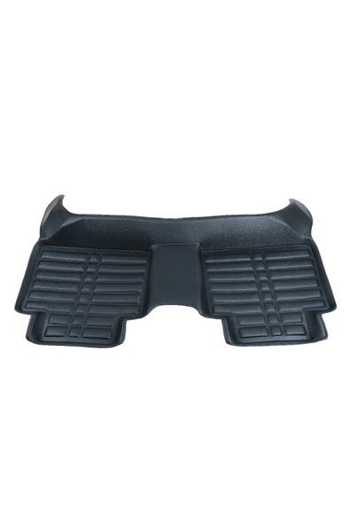 5D Dikişsiz (press) Deri Havuzlu Paspas Siyah MG HS 2018-2024 ile uyumlu - 3