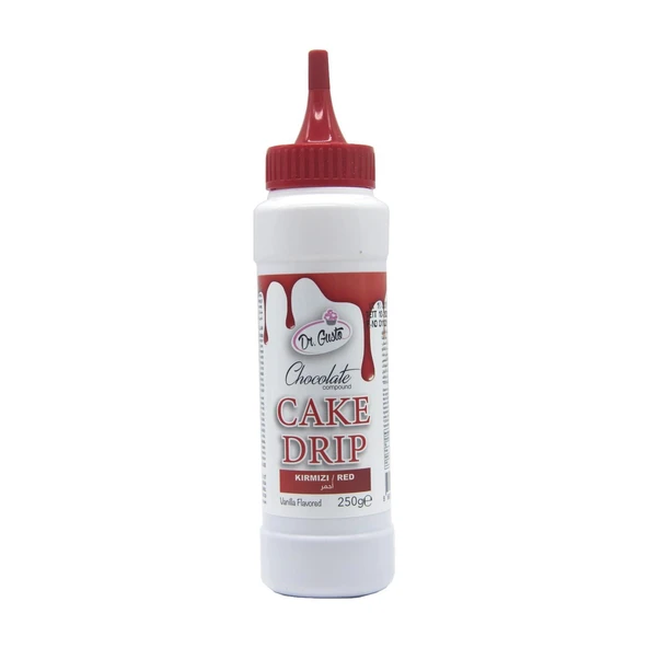 Dr.Gusto Cake Drip Kırmızı 250 gr - 1