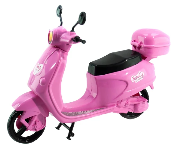 King Toys Beauty Motorcycle Mini Scooter Bebekli - Resim 8