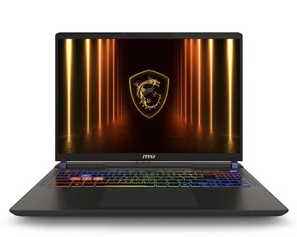 MSI VECTOR 16 HX AI A2XWHG-091XTR Ultra 7-255HX 16 GB 1 TB SSD RTX5070Ti 16" Free Dos Dizüstü Bilgisayar
