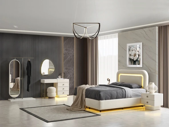 MATİSSE MDF YATAK ODASI TAKIMI - Resim 2