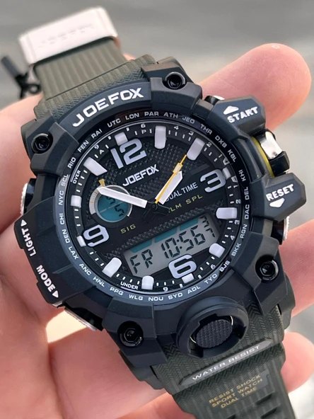 Joefox Digital Ve Analog Çiftlere Özel 2 Yıl Garantili 3 Atm Suya Dayanıklı Çift Kol Saati JE.CFT.02 - 4