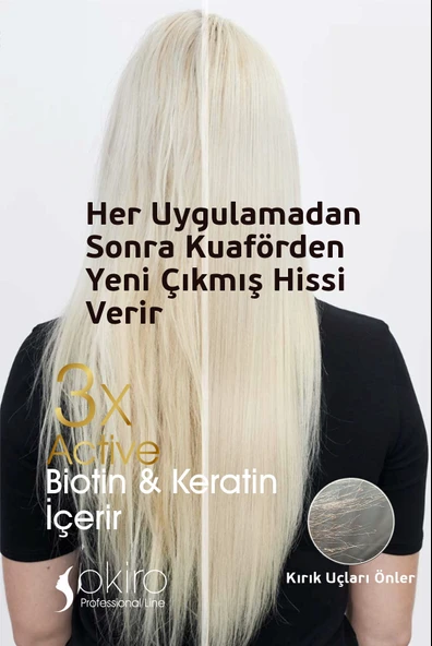 Elose Besleyici Onarıcı Düzleştirici Keratin ve Biotinli Saç Fön Sütü 250 Ml. - 5