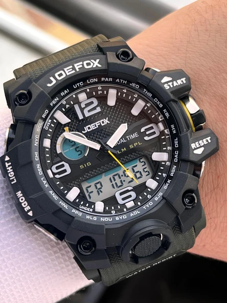 Joefox Digital Ve Analog Çiftlere Özel 2 Yıl Garantili 3 Atm Suya Dayanıklı Çift Kol Saati JE.CFT.02 - 3