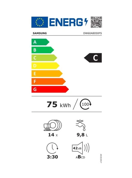 Samsung DW60A8050FS 8 Programlı 14 Kişilik Bulaşık Makinesi - Resim 8