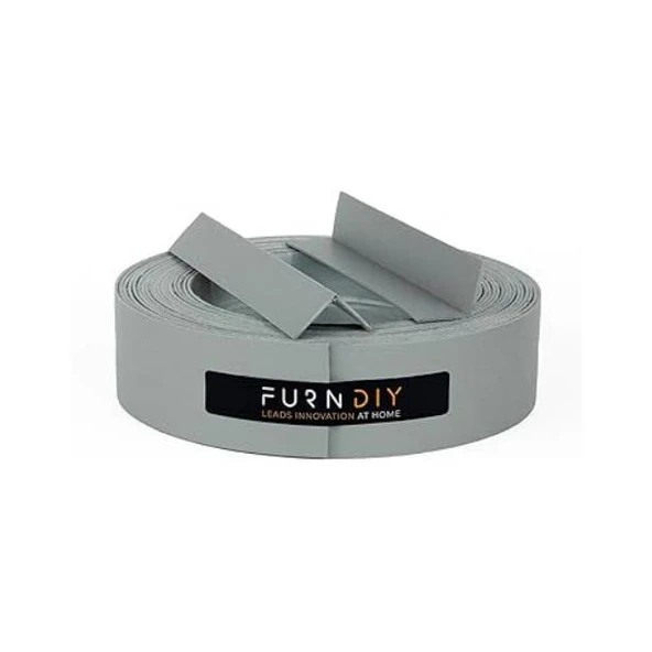 Furndiy Kendinden Yapışkanlı Kenar ve Köşe Koruyucu Şerit Bant Gri 40 mm x 7,5 mt - 1