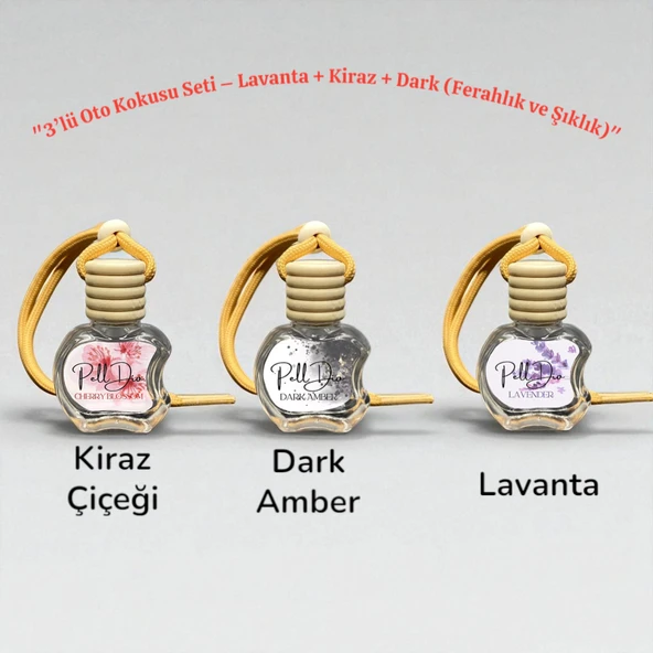 Üçlü Araç Kokusu Seti - 1
