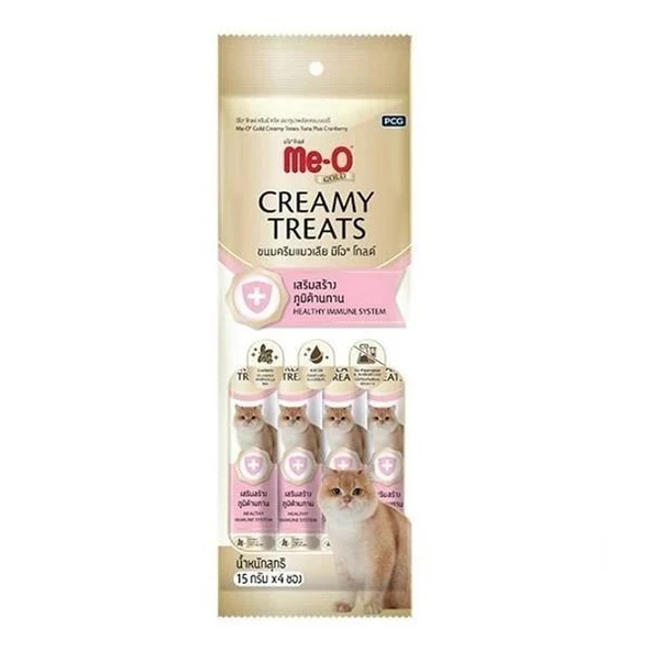 Me-o Gold Ton Balığı Turna Yemişi Kedi Ödülü 4 x 15 Gr ürün görseli 1