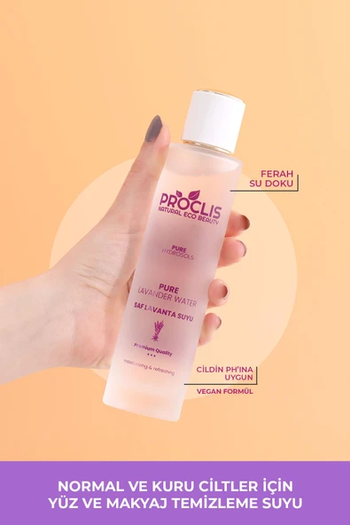 Proclis Lavanta Suyu %100 Doğal Ve Saf Canlandırıcı Ve Besleyici Etkili Tonik 100 ml - 4