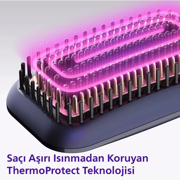 Philips BHH885/00 5000 Series ThermoProtect Saç Düzleştirici Tarak - 2