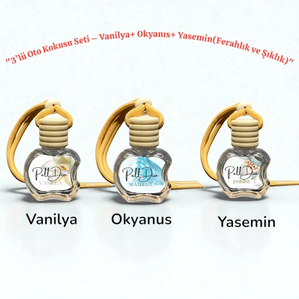 Üçlü Araç Kokusu Seti - 1
