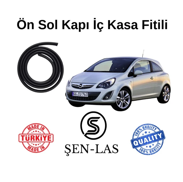 Opel Corsa D Tek Kapı Şen-Las Sol Ön Kapı Fitili ŞL7602 - 1