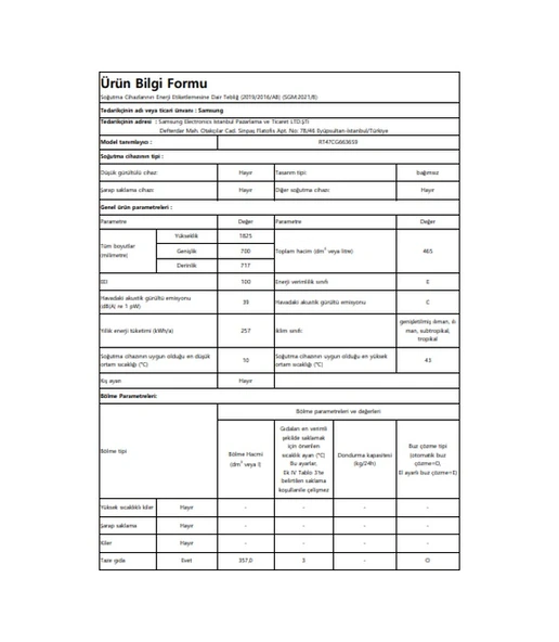 Samsung RT47CG6636S9 E 465 LT No-Frost Çift Kapılı Buzdolabı - Resim 5