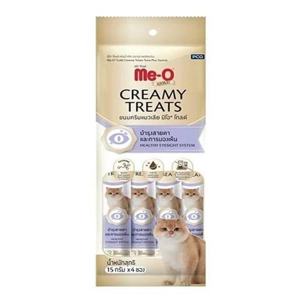 Me-o Gold Ton Balığı Taurin Kedi Ödülü 4 x 15 Gr ürün görseli 1